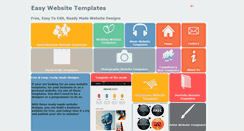 Desktop Screenshot of easywebsitetemplates.com